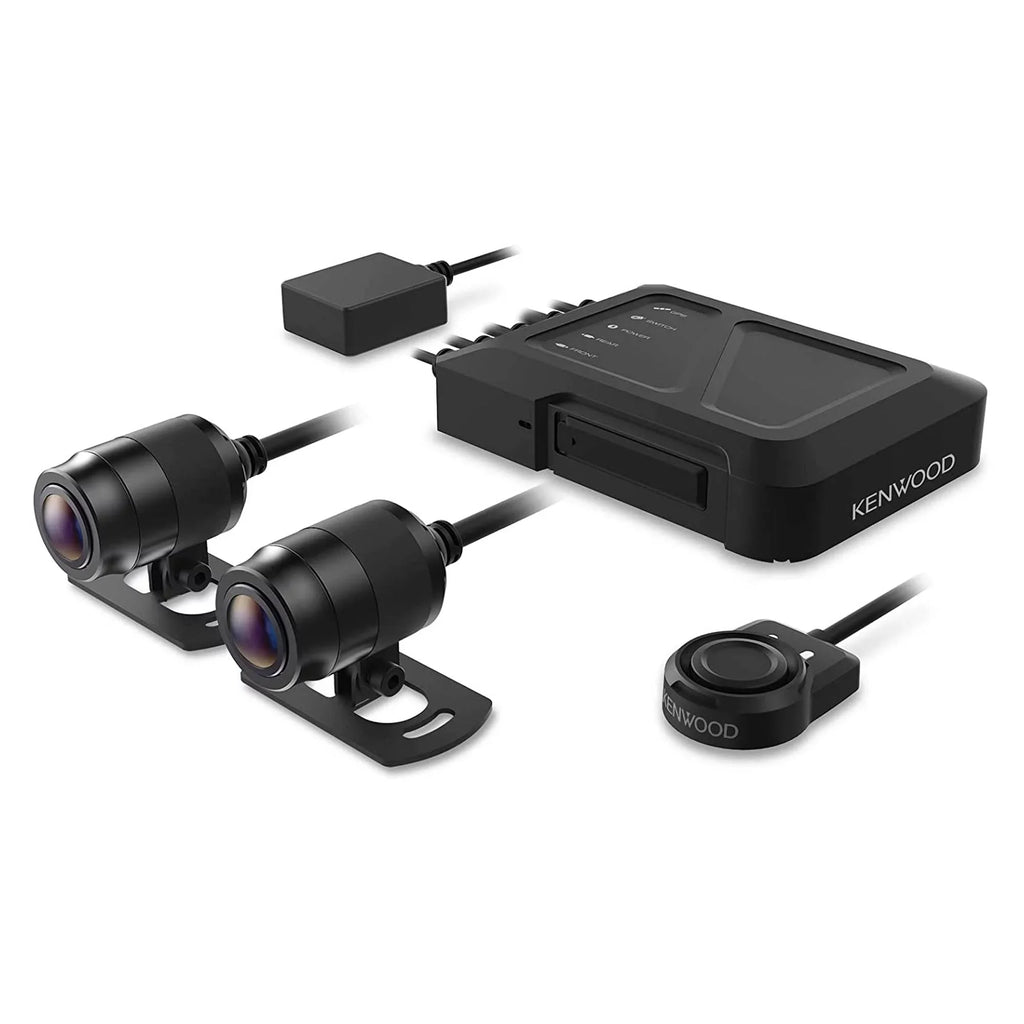 Extensional Cam HD GPS and 2 Kenwood Dash Rear-View Camera with Cable STZ-RFCC500 with 16ft STZ-RF200WD (5m) Kenwood Motorsports
