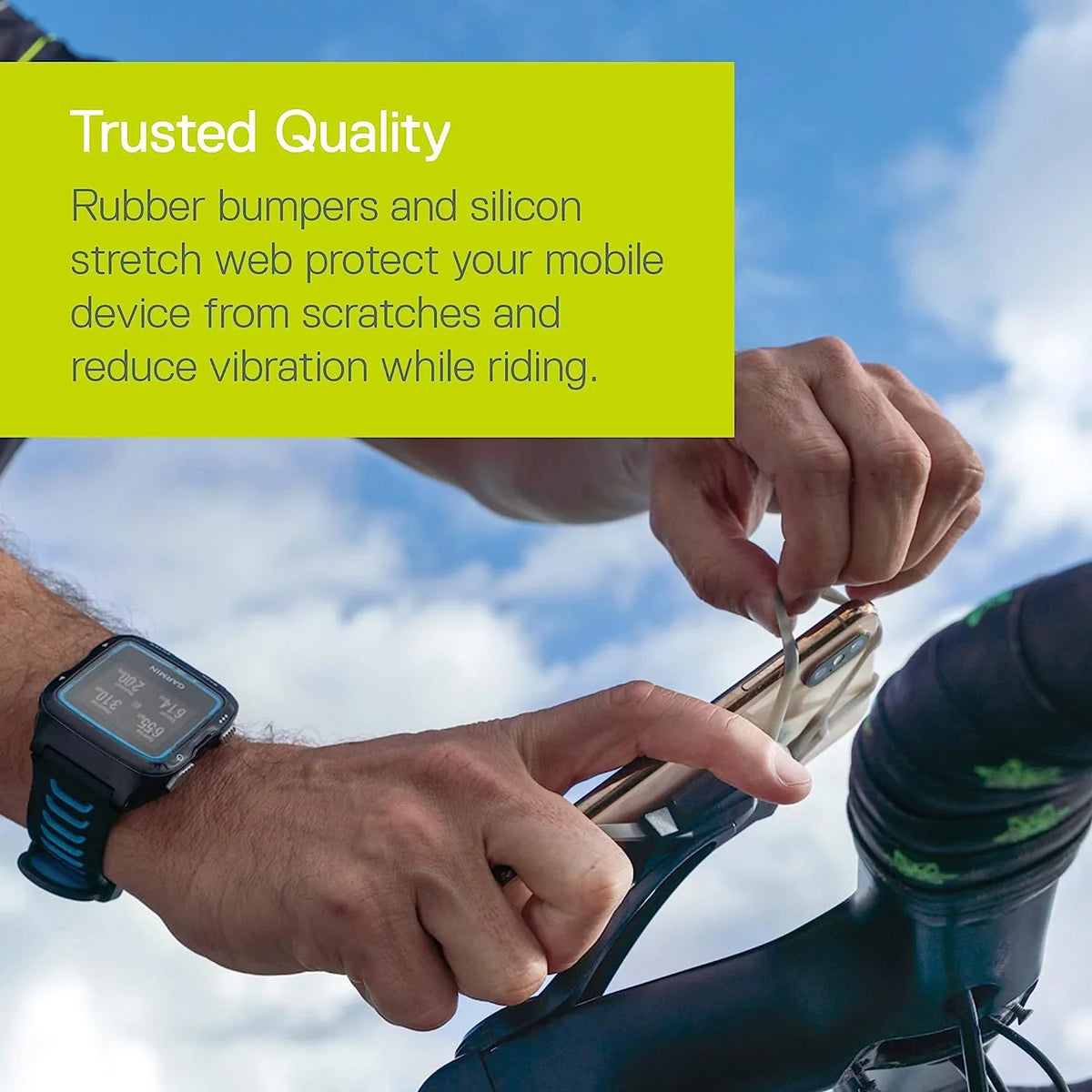 to Adjusts Any Phone - & Accessible - Phone Bike iPhone Bicycle Xmount Cycle Bike Any Adult Fits Holder for by Phone Pro Mount Easily Accessories Delta or Handlebar Bikes