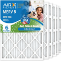 MERV CLEAN Pleated WICKED Premium Conditioner MPR 18x24x2 AIRX 6 Air Air AIR. FILTERS 700 HVAC Made Electrostatic Furnace FPR Filter by Pack Filter 5 AC Filters 8 Comparable USA to 18x24x2 &