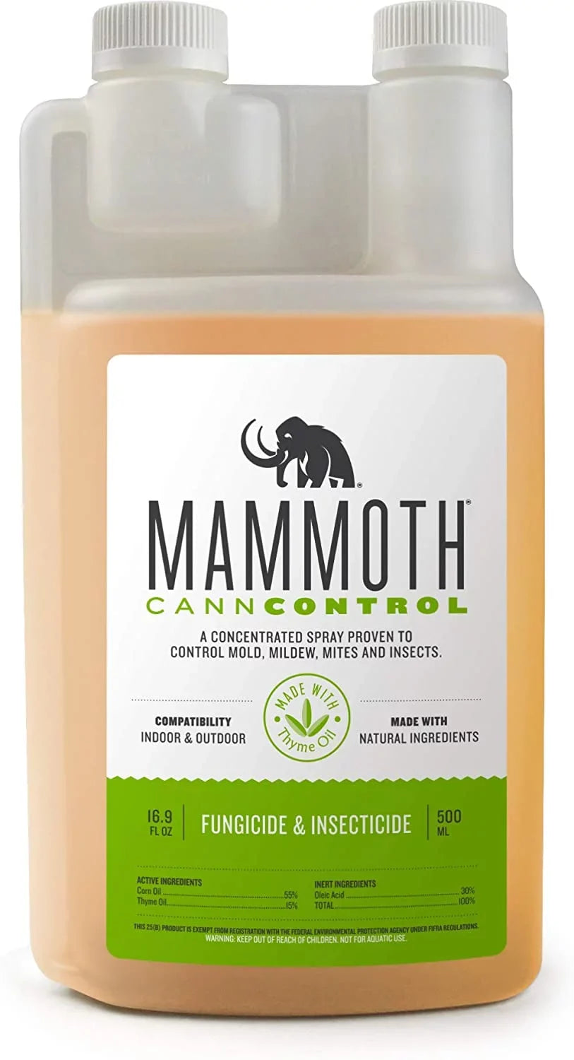 Mammoth Insecticide Plants Mildew Whiteflies Spray Fungicide Mites Indoor mL) Miticide Spider Plants, (500 Thrips CANNCONTROL Natural Insecticide Powdery ELIMINATES Spray Outdoor for for Concentrated