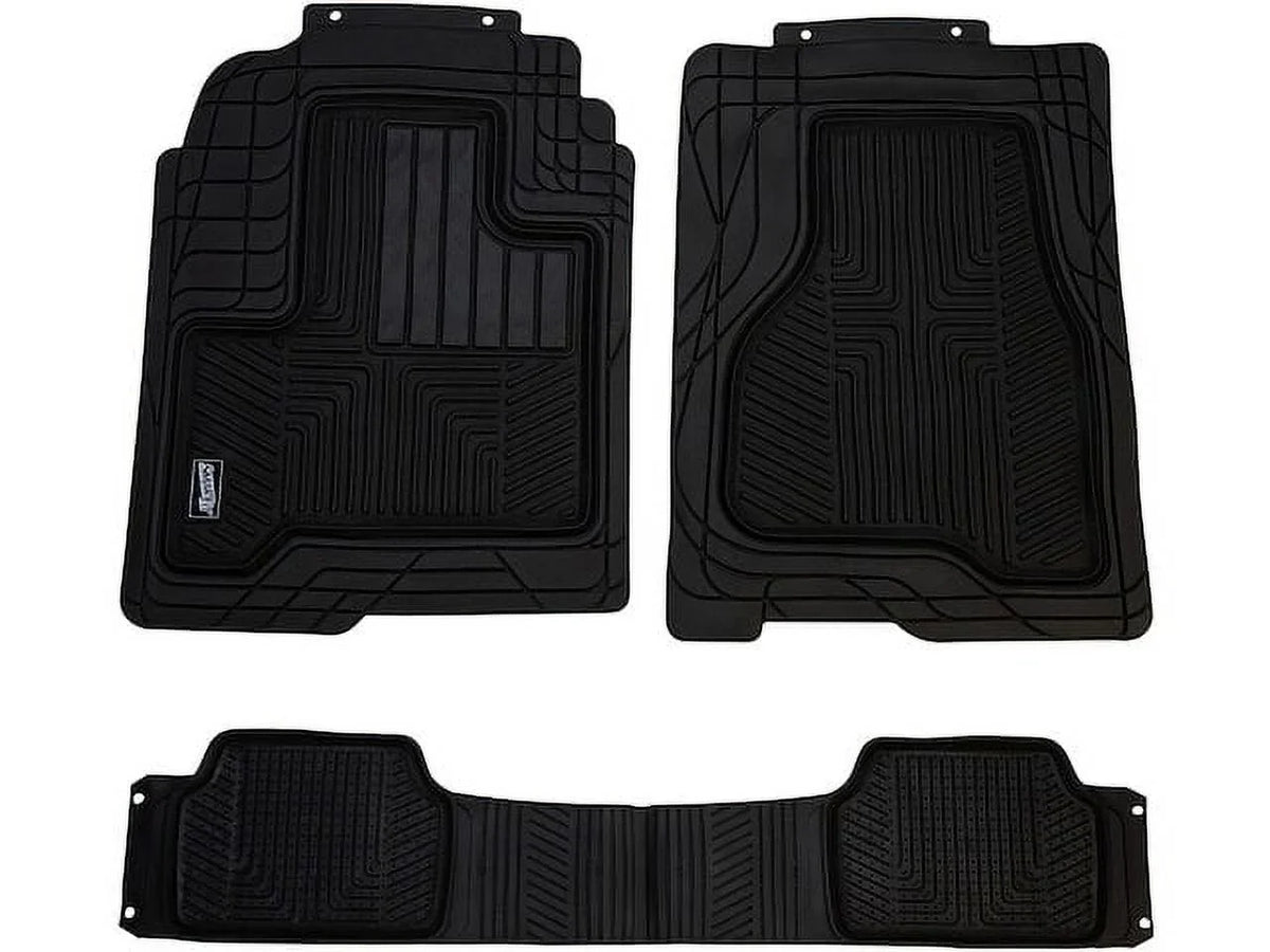 Floor 2014 HD 2006 - 2500 2019 2015 2016 with Piece 2007 2012 2002 2008 2009 2005 Chevy Compatible 2013 2017 2018 2003 3 2010 Set - Mat Silverado 2004 2001 2011