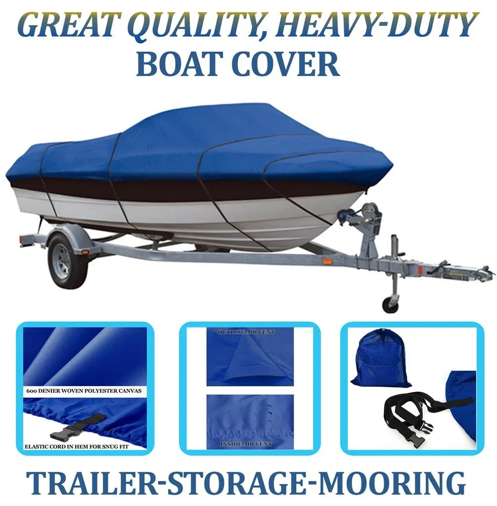 Compatible T COVER BOAT QUALITY 1990-1993 14 DLX for BLUE, SEAFARER STARCRAFT GREAT