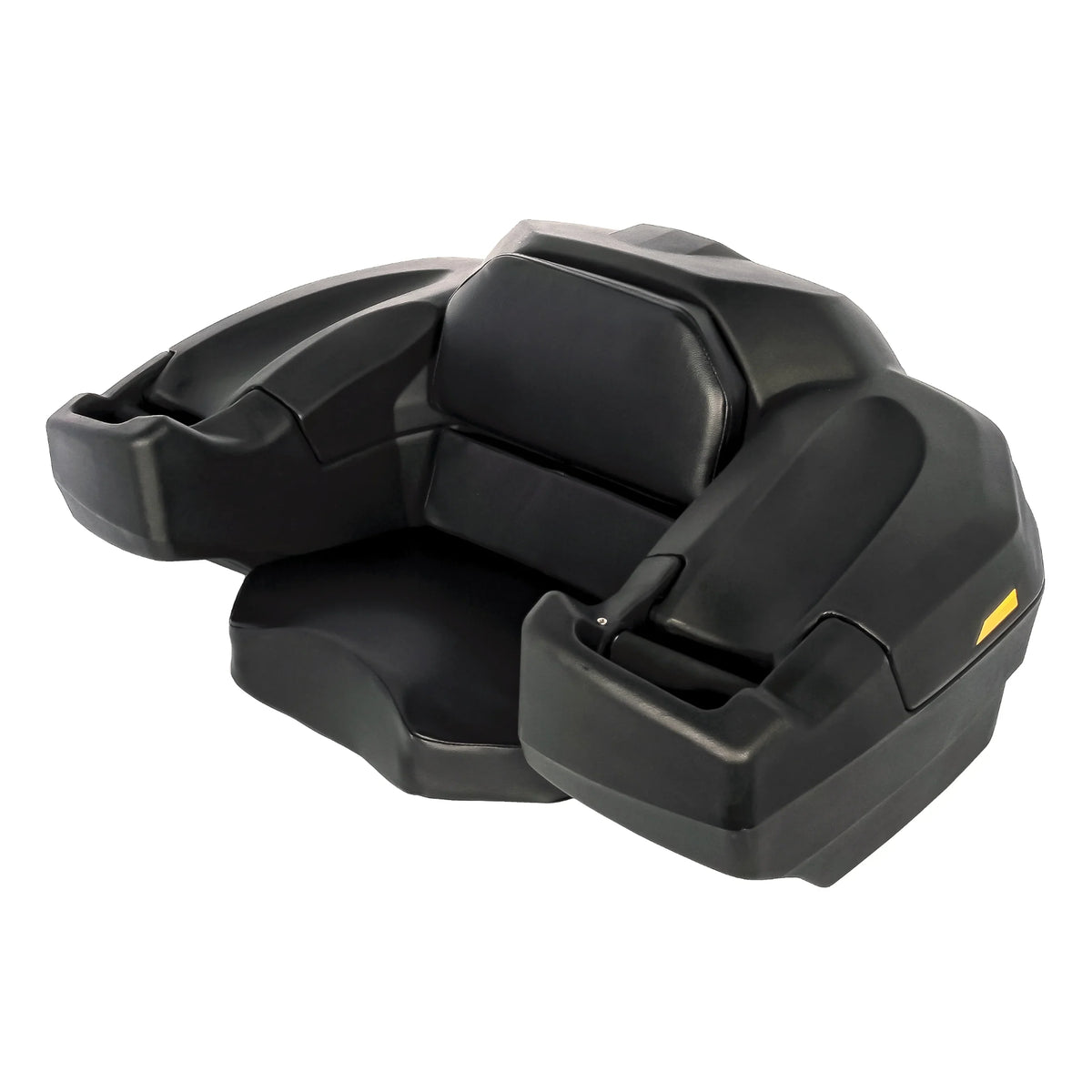Box, a Impact-Resistant Features Lockable Design, an Cushion Black Lounger | and Storage (66010) Water-Resistant and Boar Camco ATV/UTV Storage Rear Comfortable Seat Soft Box a