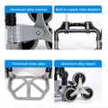 Workplace, | Trolley Folding For TOPATY Warehouse Moving Moving, Distribution Shopping, Heavy Portable Dolly With | Duty Collapsible Wheels Travel, Stairs Luggage, Truck For
