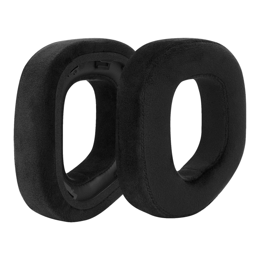 Corsair Geekria Velour Headset RGB Comfort Headphones Cover Cushions, Repair for Replacement Cups HS80 (Black) Pads Earpads, Parts Ear Ear Ear