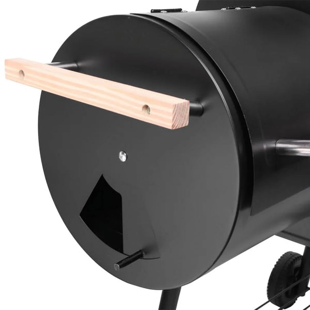 Grills Burner/Thermometer, 29.6" Grill Outdoor BBQ with x H Charcoal with Charcoal for Smoker, Grill Black Grill, Cooking Backyard, Camp Side DFITO L Small 24.4" BBQ Outdoor Grill