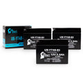 for Suzuki 2015 12v, 2008 Compatible - Replacement - Battery with DR-Z70, 2009 Suzuki Free SR400, Yamaha DR-Z70 Activated, Battery 3 Sealed) Maintenance Pack YT4B-BS (2.3Ah, Factory