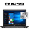 HDMI 10th I 3000 1TB Laptop WiFi SSD 3793 WLED Inspiron HD Dell Quad-Core DDR4 Win 17.3 Full Computer Gen i7-1065G7 I 10 Intel inch USB-C 32GB 17 Display I 2020 Premium I