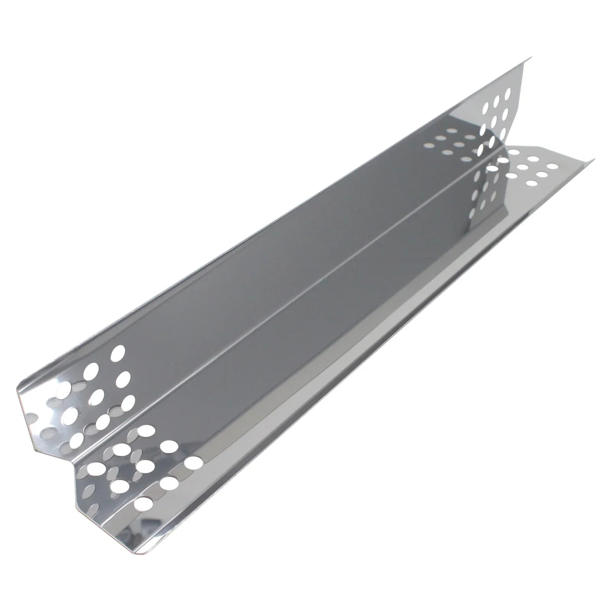 Jenn 1/8" 720-0709B for Plate Shield Heat Tent Vaporizer Replacement 16 Stainless 2-Pack Barbeque Grill Cover - BBQ Burner Compatible Bar, Parts Bar, Steel Flame Air Flavorizer Tamer,