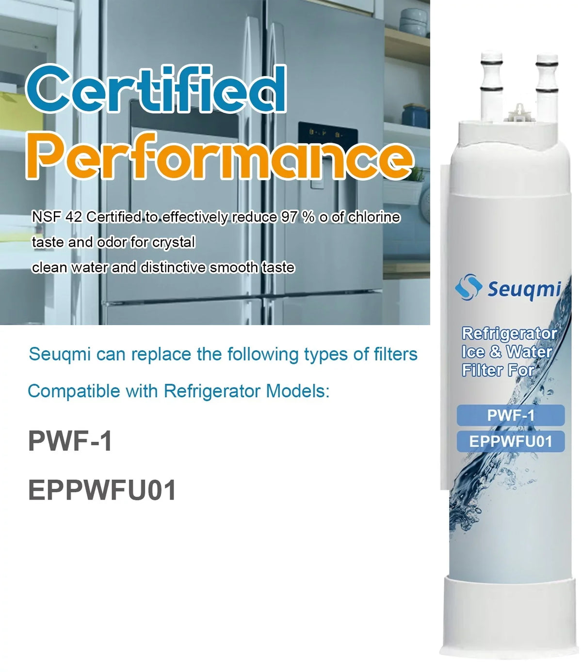 with filters and are ice Frigidaire®PurePour 2Pack Seuqmi PWF-1 compatible FPPWFU01 water brand