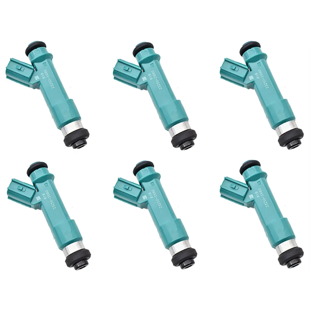 for Set 4.0L Tundra Tacoma 12 Nozzles 4.0L Of Cruiser Set Injectors 23250-31060 4Runner 4.0L Fuel 2007-2009 Holes 6pcs 23209-39075 Replacement FJ FJ787 2003-2009 2005