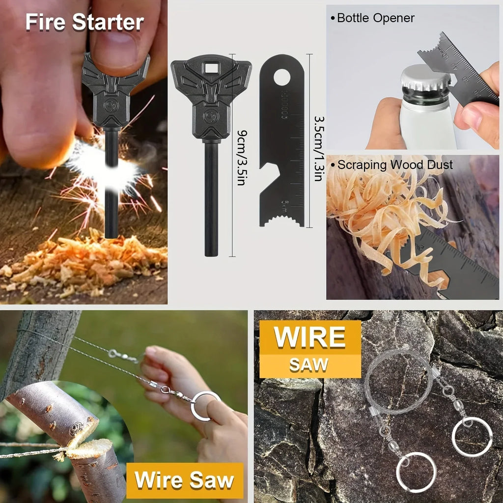Fishing Emergency Birthday Hunting Gift Husband 1 Men Survival For Kits, Camping, For Father's Dad In Outdoor Equipment Gift, Survival 20
