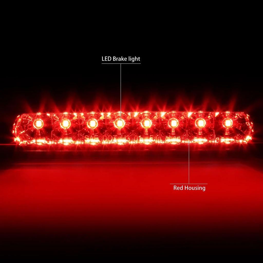 Stop 08 Tail Light Toyota 3BL-4RUNNER03-LED-RD to Third 07 LED DNA Red Brake 2009 Motoring 06 2003 For N210 Lamp 05 3rd Housing 4Runner Rear 04