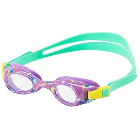 Glide with Prism Protection, UV Goggles, Swim old Fit Speedo 3-8 Violet years Fish, ages Kid's Flex LatexFree, Anti-Fog, Print for with