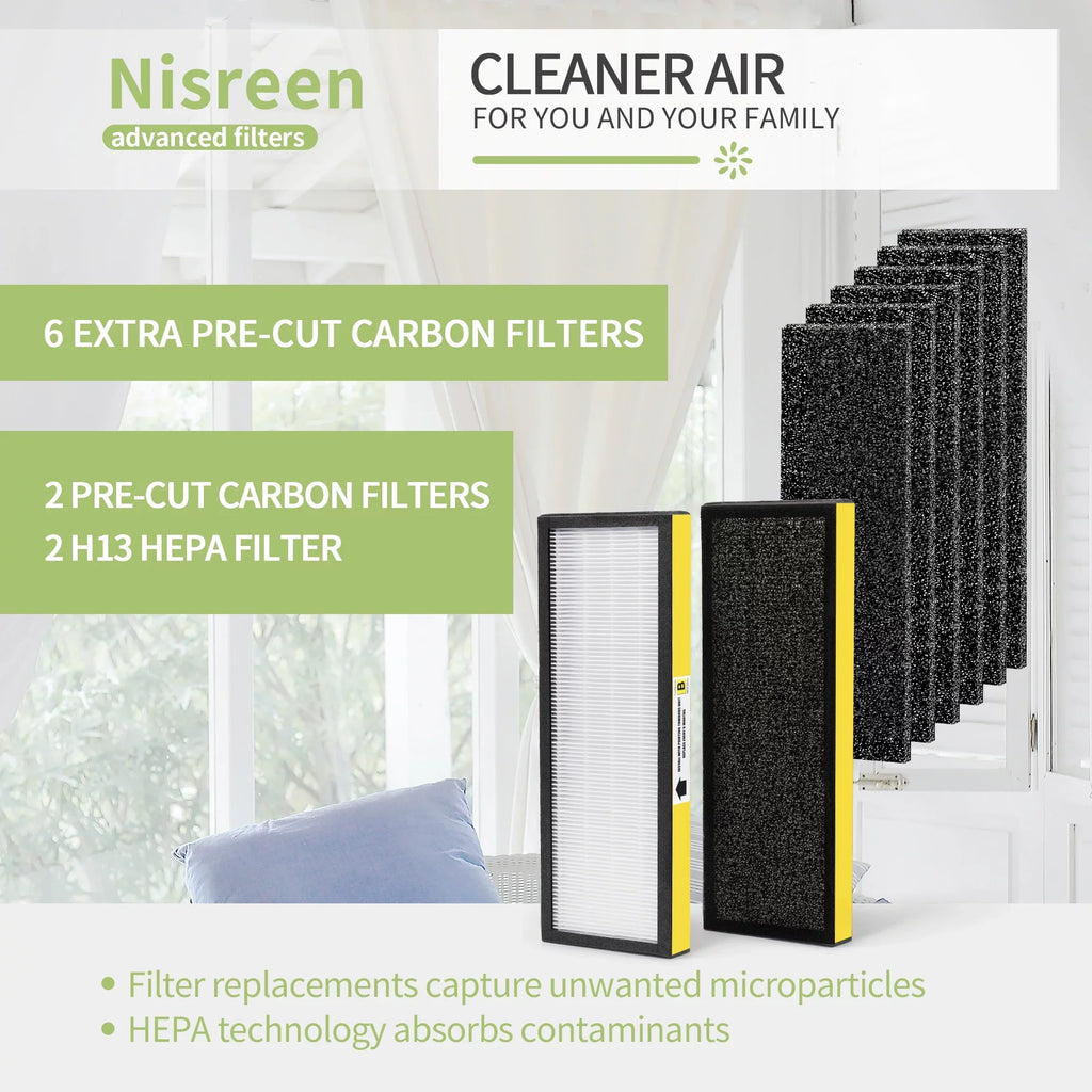 Germ AC4900CA 4*HEPA HEPA for AC4820 AC4825E B + Filter Air Models Guardian 6*Pre-Filters DAJDAH Replacement FLT4825 Purifier Replacement Filter |