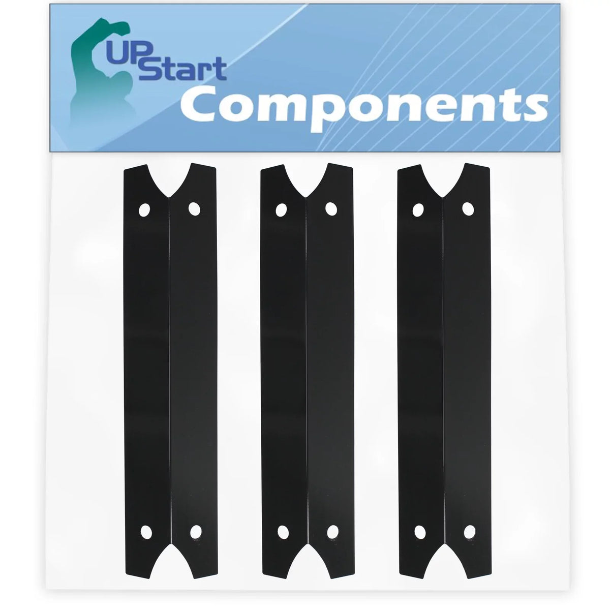 Steel Tent 3-Pack BBQ Replacement Parts Tamer, Flavorizer Shield Flame Plate Vaporizer Bar, 3/4" Bar, - for Porcelain Grill Barbeque Cover 810-7440-S Burner Heat 17 Charmglow Compatible