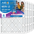 Air & Air 12x36x1 USA Filter MERV FPR Filter Premium Furnace by 2200 6 9 to Conditioner Pleated Comparable Pack AC WICKED AIR. AIRX FILTERS Filters MPR CLEAN HVAC Made 1500 - Electrostatic 13 12x36x1