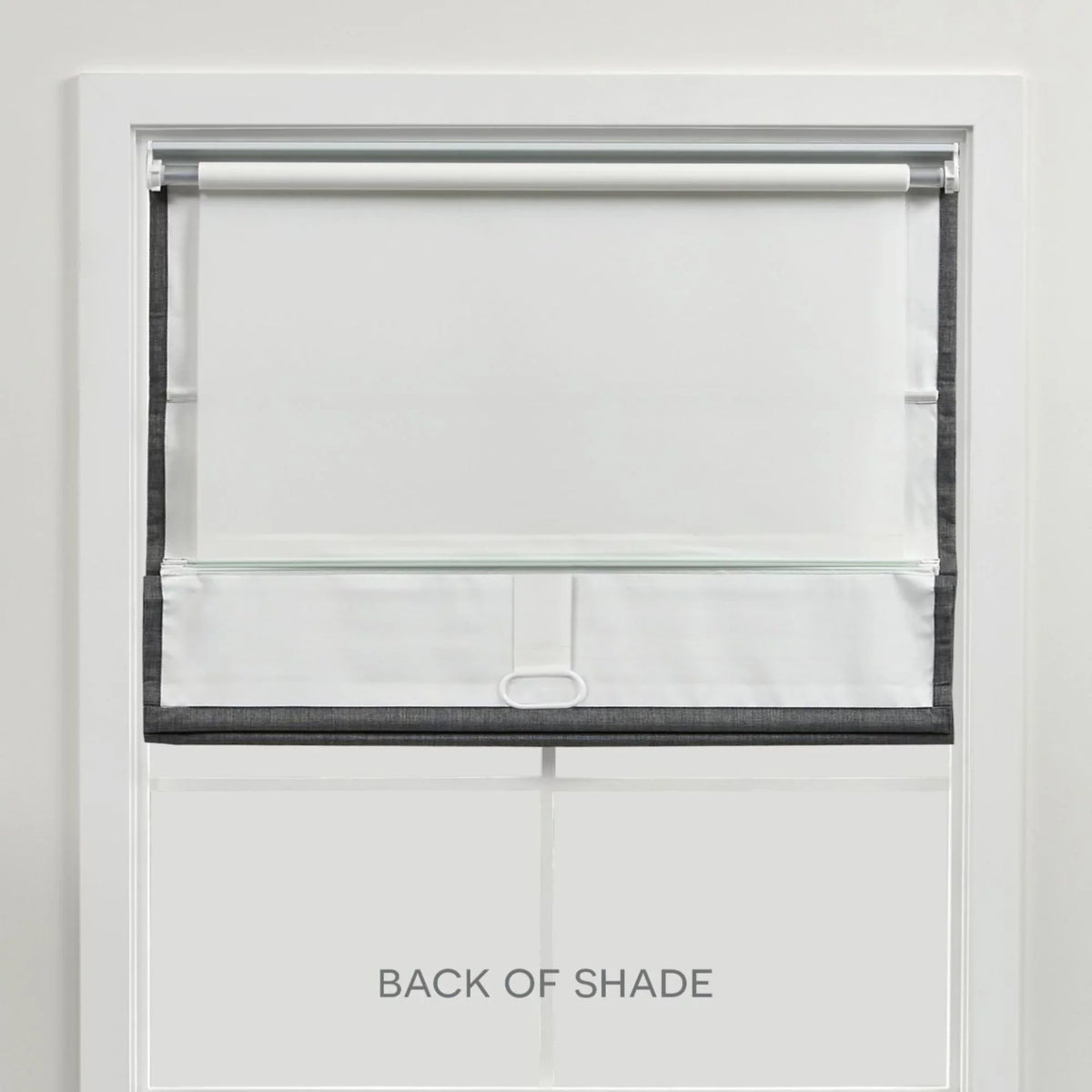 Blackout Silver Home Esme Roman 31"x64", Total Shade, Exclusive