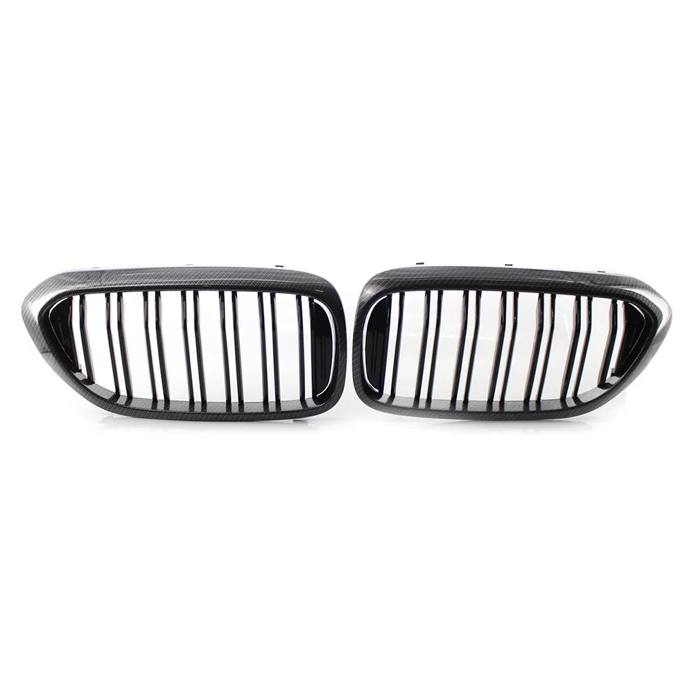for BMW 530i Keney G38 5 2017 Carbon Front ZSWAL G30 540i G31 2018 Series 2019, Grill Style Grille Cover Fiber Trim