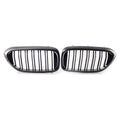 for BMW 530i Keney G38 5 2017 Carbon Front ZSWAL G30 540i G31 2018 Series 2019, Grill Style Grille Cover Fiber Trim
