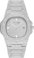 Watches Watches Luxury Crystal Watch Calendar for Gosasa Big Women Wrist Unisex Steel Diamond Men Stainless Face Quartz